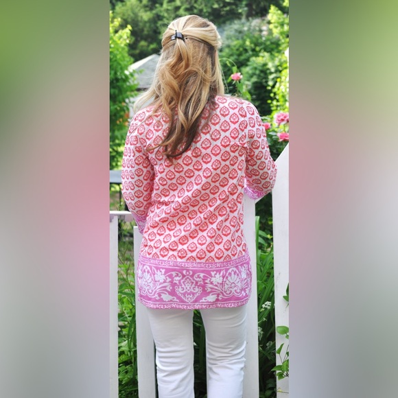 Sayulita Tunic Top Cover Up - sunrise pink - XL/XXL - EXCELLENT condition - Picture 2 of 13